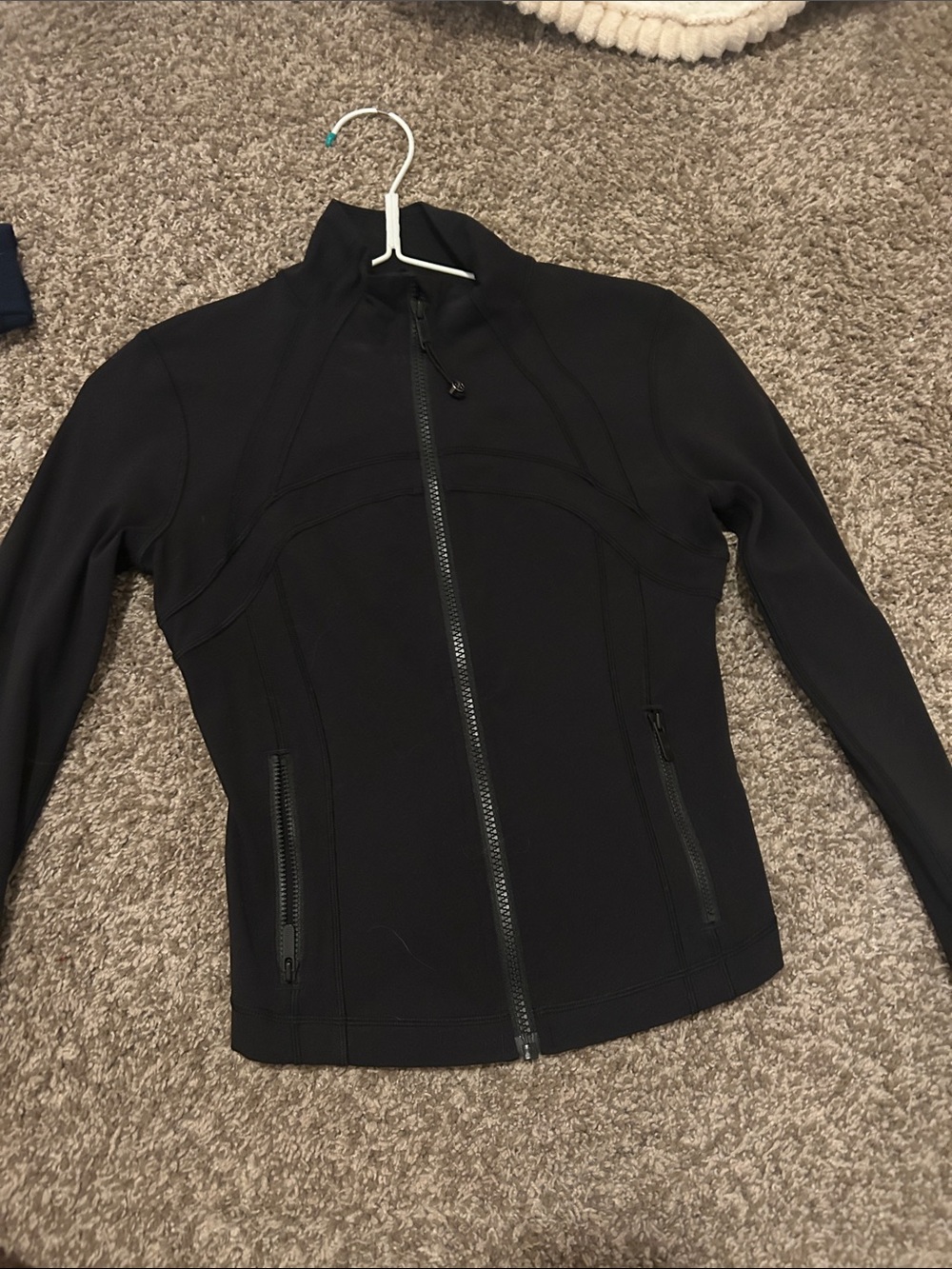 black lululemon define jacket